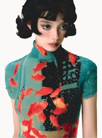 Goldfish Pixel Tee