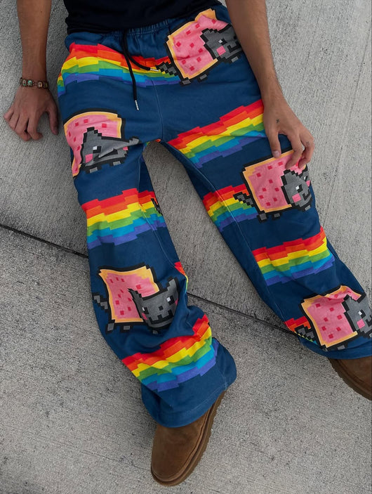 Nyan Cat Sweat Pants